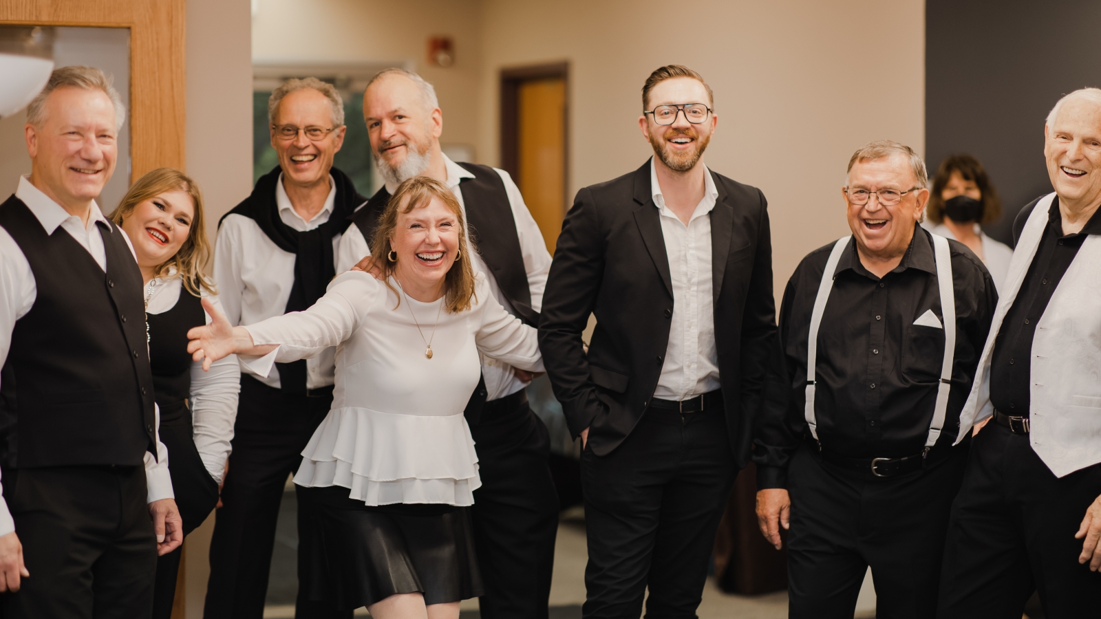 Photo of various ARC members smiling at camera.